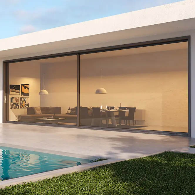 Porte en aluminium: le style moderne rencontre une force durable