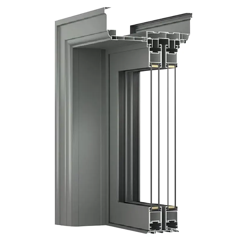Porte coulissante de la profondeur 130 mm
